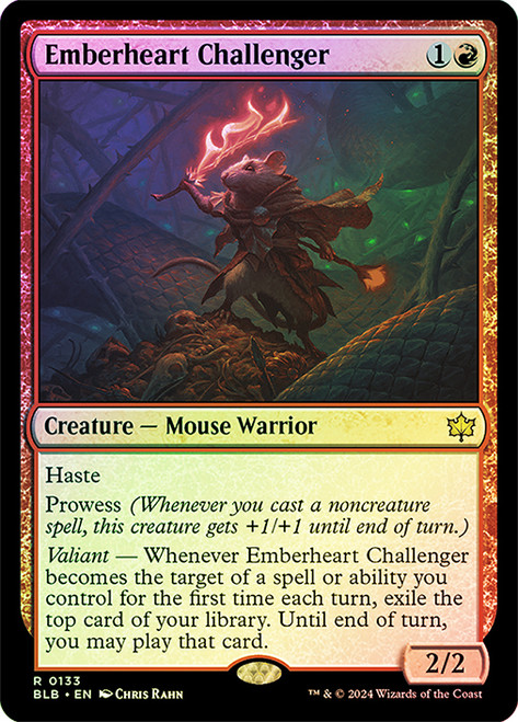 Emberheart Challenger\nBloomburrow\nSingle\nMagic The Gathering