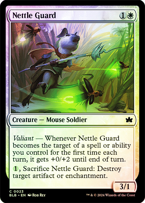 Nettle Guard\nBloomburrow\nSingle\nMagic The Gathering