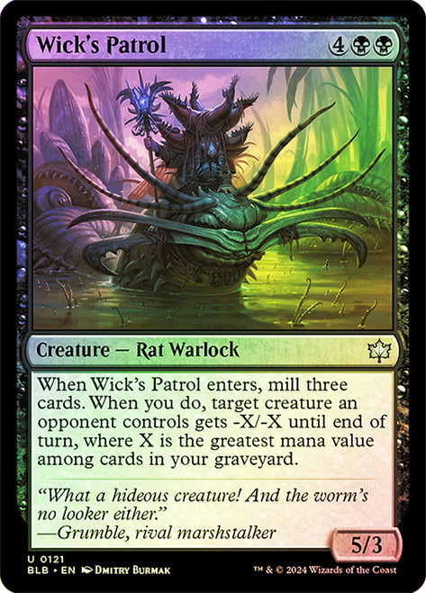 Wick's Patrol\nBloomburrow\nSingle\nMagic The Gathering