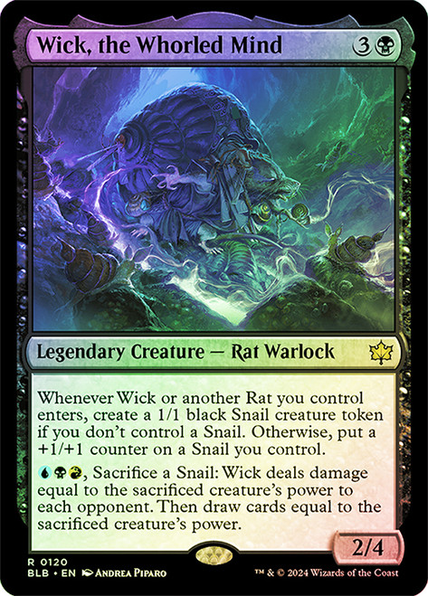 Wick, the Whorled Mind\nBloomburrow\nSingle\nMagic The Gathering