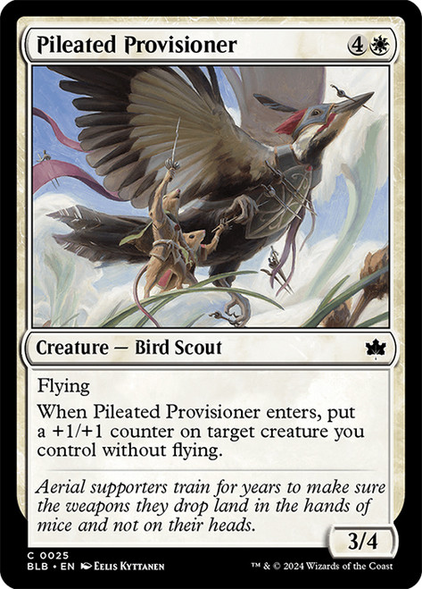 Pileated Provisioner\nBloomburrow\nSingle\nMagic The Gathering