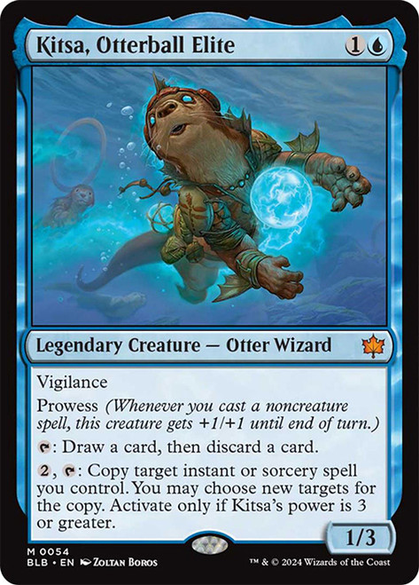 Kitsa, Otterball Elite\nBloomburrow\nSingle\nMagic The Gathering