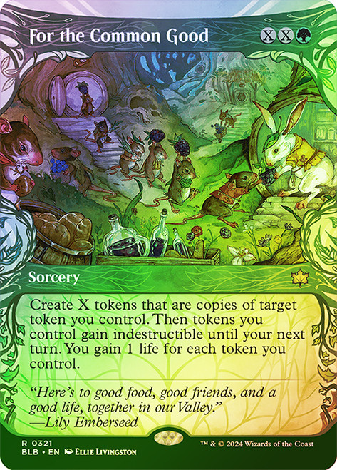 For the Common Good (Showcase)\nBloomburrow - Variants\nSingle\nMagic The Gathering