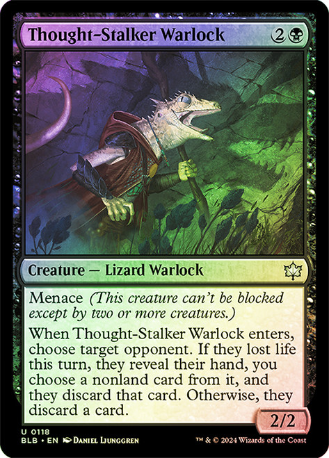 Thought-Stalker Warlock\nBloomburrow\nSingle\nMagic The Gathering