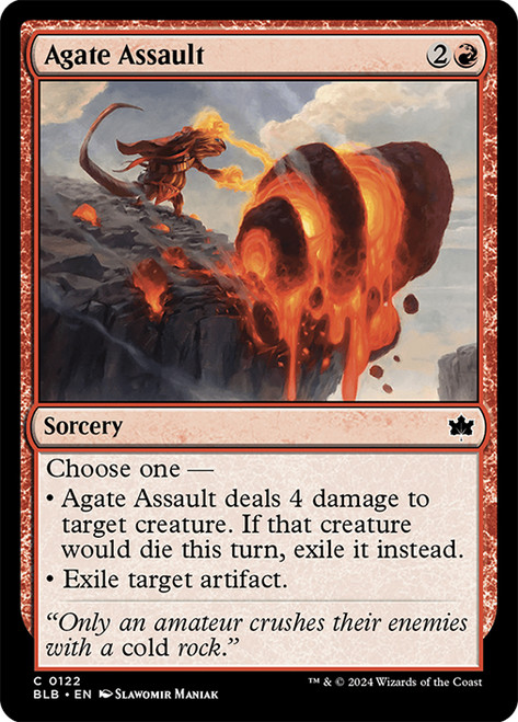 Agate Assault\nBloomburrow\nSingle\nMagic The Gathering