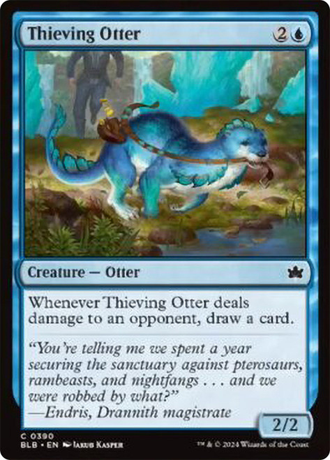 Thieving Otter\nBloomburrow\nSingle\nMagic The Gathering