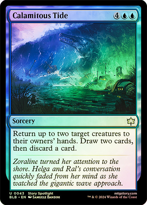 Calamitous Tide\nBloomburrow\nSingle\nMagic The Gathering