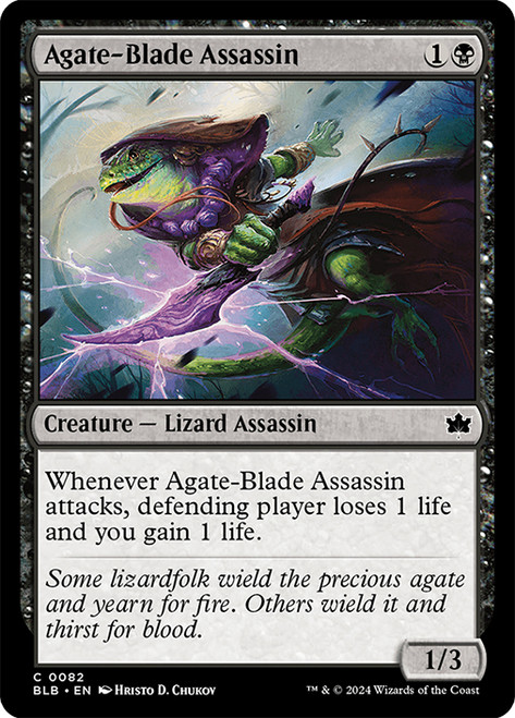 Agate-Blade Assassin\nBloomburrow\nSingle\nMagic The Gathering