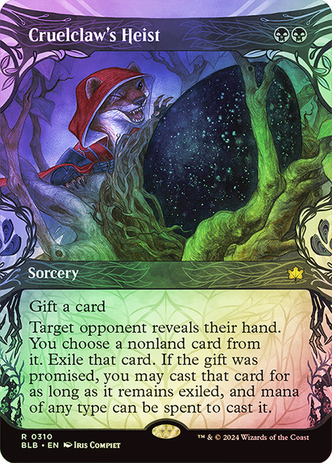 Cruelclaw's Heist (Showcase)\nBloomburrow - Variants\nSingle\nMagic The Gathering