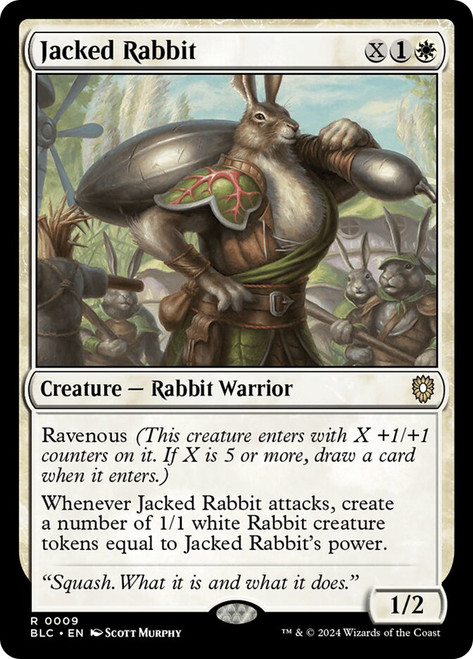 Jacked Rabbit\nBloomburrow Commander\nSingle\nMagic The Gathering