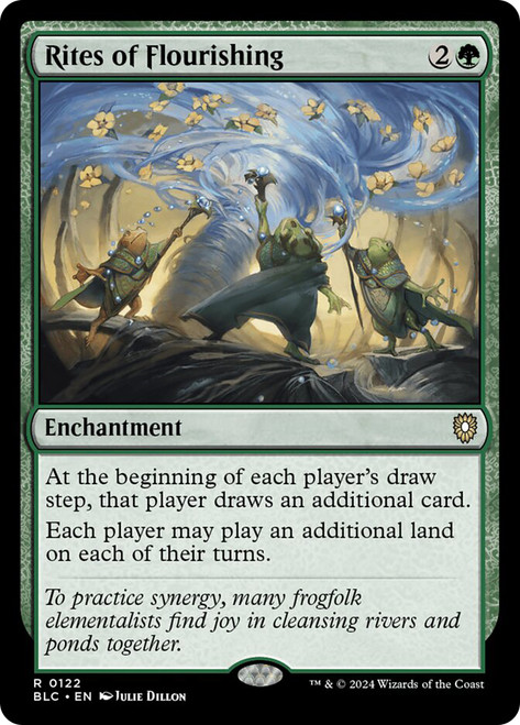 Rites of Flourishing\nBloomburrow Commander\nSingle\nMagic The Gathering