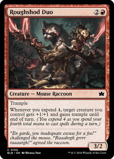 Roughshod Duo\nBloomburrow\nSingle\nMagic The Gathering