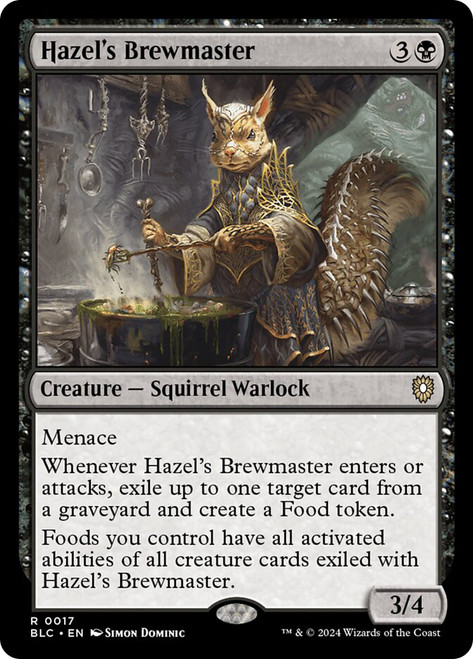 Hazel's Brewmaster\nBloomburrow Commander\nSingle\nMagic The Gathering