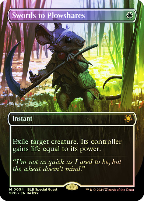 Swords to Plowshares (Borderless)\nSpecial Guests\nSingle\nMagic The Gathering