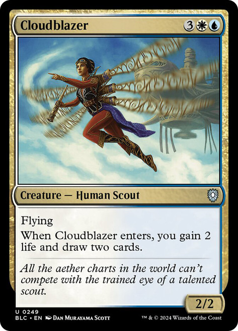 Cloudblazer\nBloomburrow Commander\nSingle\nMagic The Gathering