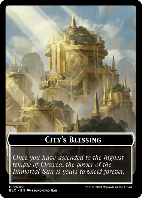 {City's Blessing} // {Hamster Token}
Bloomburrow Commander
Single
Magic: The Gathering