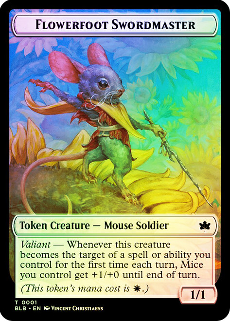 Flowerfoot Swordmaster Token} // {Rabbit Token