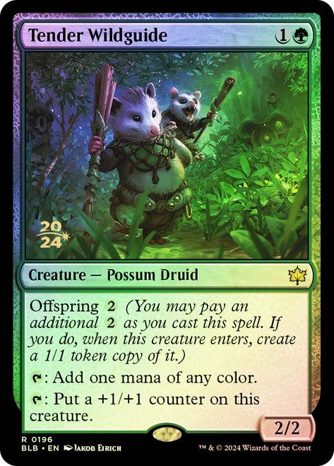 Tender Wildguide (Promo Pack) (Bloomburrow) | Promo: Planeswalker 