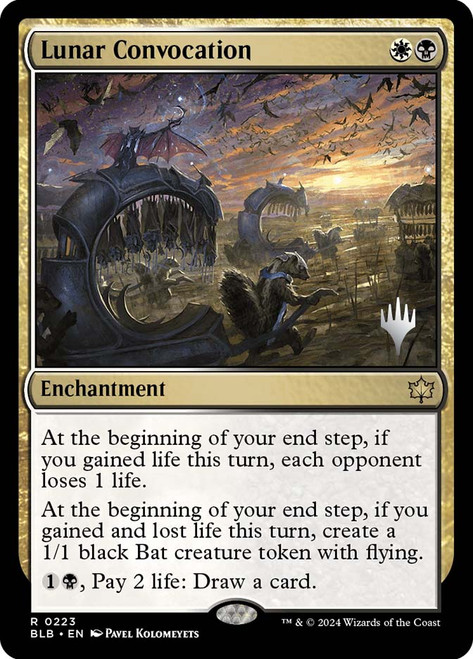 Lunar Convocation (Promo Pack) (Bloomburrow)\nPromo: Planeswalker Stamped\nSingle\nMagic The Gathering