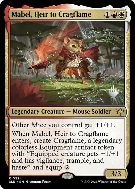 Mabel, Heir to Cragflame (Promo Pack) (Bloomburrow) | Promo