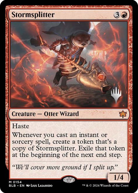 Stormsplitter (Promo Pack) (Bloomburrow)\nPromo: Planeswalker Stamped\nSingle\nMagic The Gathering
