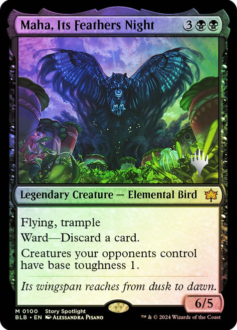 Maha, Its Feathers Night (Prerelease) (Bloomburrow) | Promo | Star