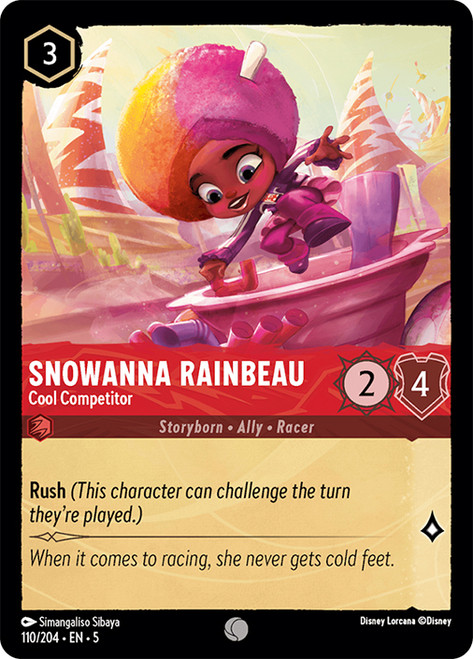 Snowanna Rainbeau Cool Competitor