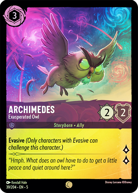 Archimedes Exasperated Owl
