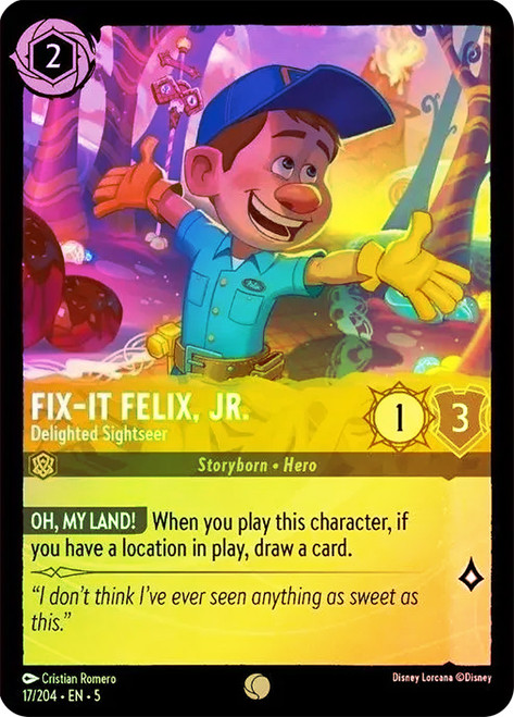 Fix It Felix Jr Delighted Sightseer
