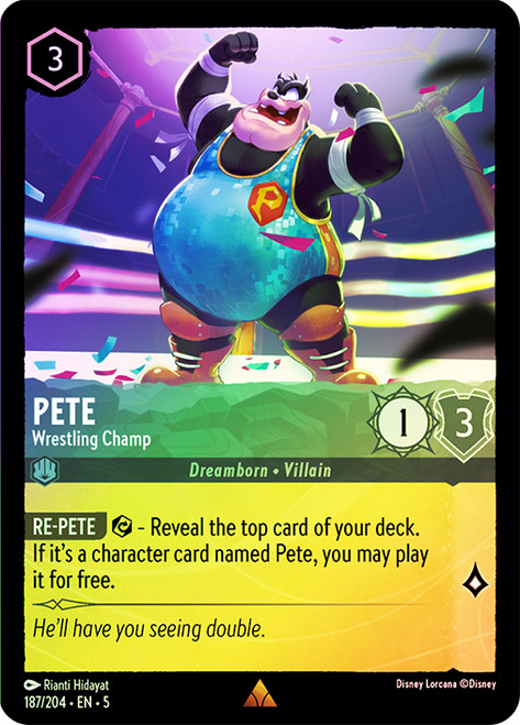 Pete Wrestling Champ