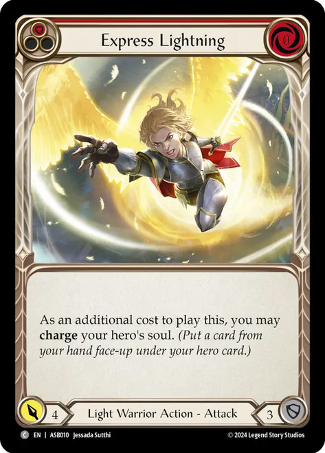 Express Lightning Red Singles