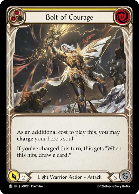 Bolt of Courage Yellow Singles