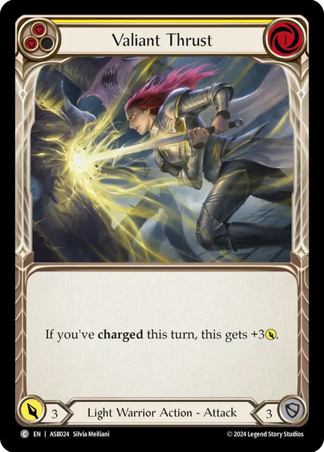Valiant Thrust Yellow Singles