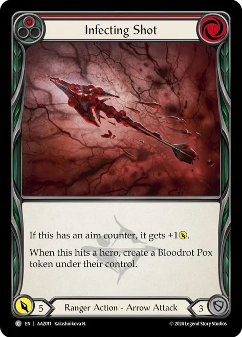 Infecting Shot 赤 Marvel promo Infecting Shot (Red) | Outsiders | Star City Games