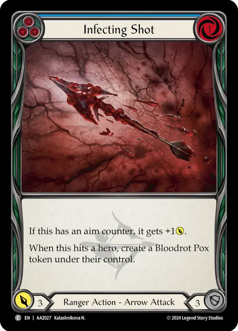 Infecting Shot Blue Singles