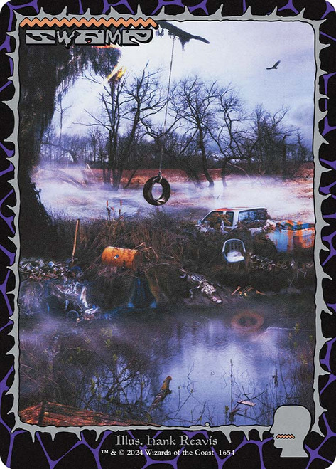 MTG SLP 0033 沼 / Swamp Foil Magic Con C MTG: Magic The Gathering/FINAL FANTASY]【JP】Swamp Foil