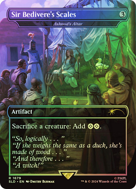 Ashnod's Altar (Sir Bedivere's Scales) (Monty Python)
Secret Lair Drop
Single
Magic: The Gathering