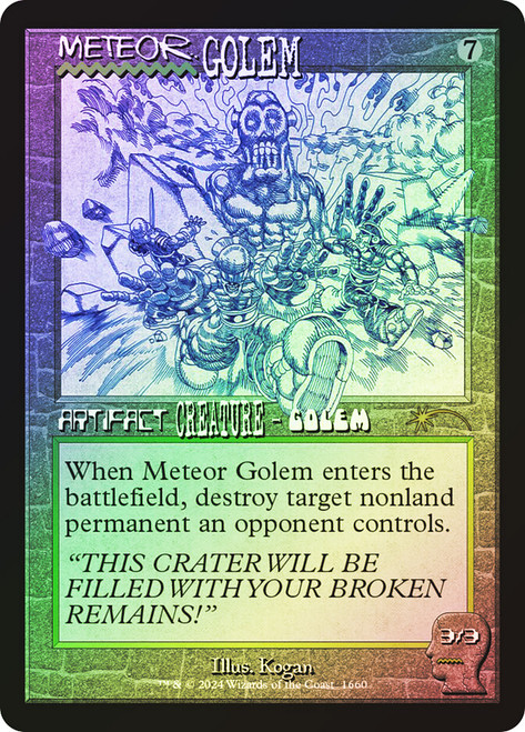 Meteor Golem (#1660)
Secret Lair Drop
Single
Magic: The Gathering