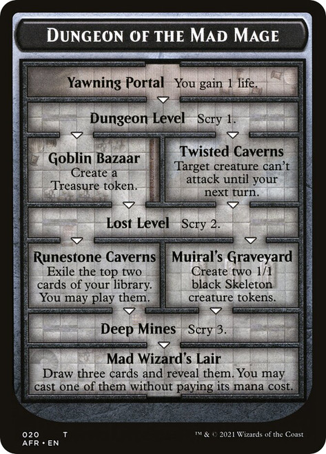 {Dungeon of the Mad Mage Dungeon} // {Tomb of Annihilation Dungeon}
Adventures in the Forgotten Realms
Single
Magic: The Gathering