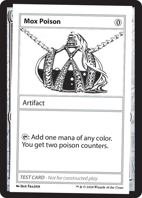 Mox Poison\nMystery Booster - Test Cards (No Symbol)\nSingle\nMagic The Gathering
