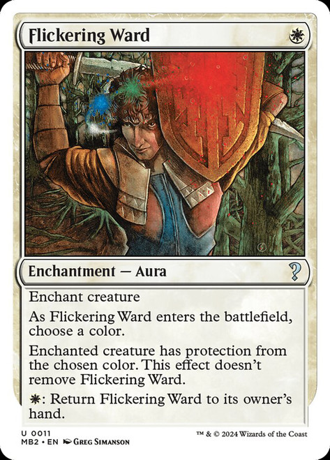 Flickering Ward\nMystery Booster 2\nSingle\nMagic The Gathering