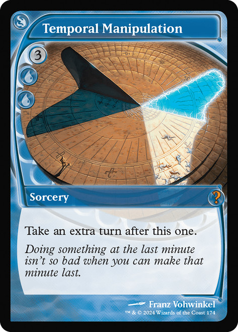 Temporal Manipulation\nMystery Booster 2\nSingle\nMagic The Gathering
