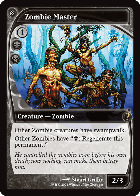 Zombie Master\nMystery Booster 2\nSingle\nMagic The Gathering