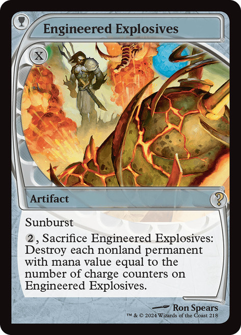 Engineered Explosives\nMystery Booster 2\nSingle\nMagic The Gathering
