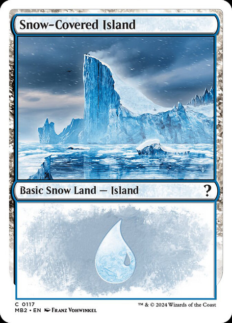 Snow-Covered Island\nMystery Booster 2\nSingle\nMagic The Gathering