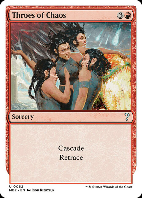 Throes of Chaos\nMystery Booster 2\nSingle\nMagic The Gathering