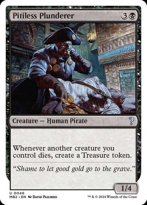 Pitiless Plunderer\nMystery Booster 2\nSingle\nMagic The Gathering