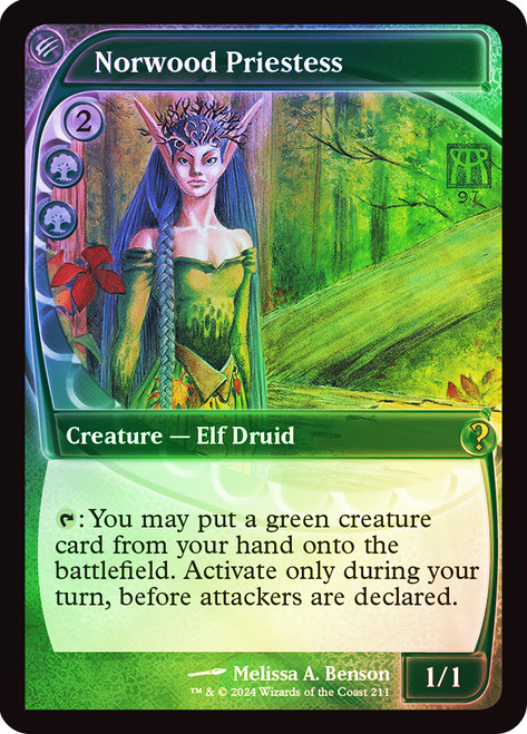 Norwood Priestess\nMystery Booster 2\nSingle\nMagic The Gathering