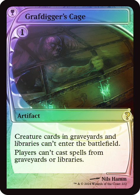 Grafdigger's Cage\nMystery Booster 2\nSingle\nMagic The Gathering