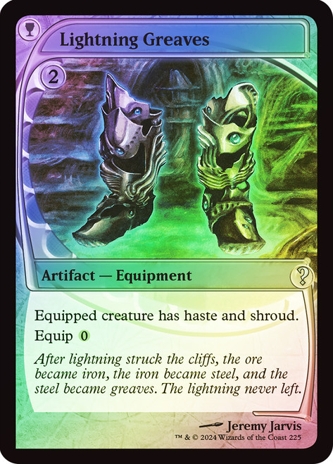 Lightning Greaves\nMystery Booster 2\nSingle\nMagic The Gathering